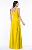 ColsBM Alicia Yellow Glamorous A-line Thick Straps Sleeveless Chiffon Sash Plus Size Bridesmaid Dresses