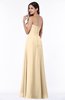 ColsBM Natasha Apricot Gelato Simple A-line Sleeveless Zip up Chiffon Pleated Plus Size Bridesmaid Dresses