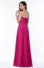 ColsBM Natasha Beetroot Purple Simple A-line Sleeveless Zip up Chiffon Pleated Plus Size Bridesmaid Dresses