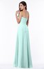 ColsBM Natasha Blue Glass Simple A-line Sleeveless Zip up Chiffon Pleated Plus Size Bridesmaid Dresses