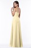 ColsBM Natasha Cornhusk Simple A-line Sleeveless Zip up Chiffon Pleated Plus Size Bridesmaid Dresses