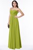 ColsBM Natasha Green Oasis Simple A-line Sleeveless Zip up Chiffon Pleated Plus Size Bridesmaid Dresses