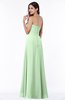 ColsBM Natasha Light Green Simple A-line Sleeveless Zip up Chiffon Pleated Plus Size Bridesmaid Dresses