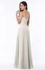 ColsBM Natasha Off White Simple A-line Sleeveless Zip up Chiffon Pleated Plus Size Bridesmaid Dresses