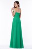 ColsBM Natasha Pepper Green Simple A-line Sleeveless Zip up Chiffon Pleated Plus Size Bridesmaid Dresses