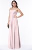 ColsBM Natasha Petal Pink Simple A-line Sleeveless Zip up Chiffon Pleated Plus Size Bridesmaid Dresses