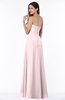 ColsBM Natasha Petal Pink Simple A-line Sleeveless Zip up Chiffon Pleated Plus Size Bridesmaid Dresses