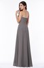 ColsBM Natasha Ridge Grey Simple A-line Sleeveless Zip up Chiffon Pleated Plus Size Bridesmaid Dresses