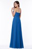 ColsBM Natasha Royal Blue Simple A-line Sleeveless Zip up Chiffon Pleated Plus Size Bridesmaid Dresses