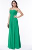 ColsBM Natasha Sea Green Simple A-line Sleeveless Zip up Chiffon Pleated Plus Size Bridesmaid Dresses