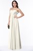 ColsBM Natasha Whisper White Simple A-line Sleeveless Zip up Chiffon Pleated Plus Size Bridesmaid Dresses