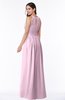ColsBM Cherish Baby Pink Traditional A-line Jewel Sleeveless Zipper Sash Bridesmaid Dresses