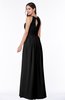ColsBM Cherish Black Traditional A-line Jewel Sleeveless Zipper Sash Bridesmaid Dresses