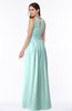 ColsBM Cherish Blue Glass Traditional A-line Jewel Sleeveless Zipper Sash Bridesmaid Dresses