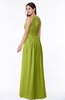 ColsBM Cherish Green Oasis Traditional A-line Jewel Sleeveless Zipper Sash Bridesmaid Dresses