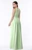 ColsBM Cherish Pale Green Traditional A-line Jewel Sleeveless Zipper Sash Bridesmaid Dresses