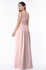 ColsBM Cherish Pastel Pink Traditional A-line Jewel Sleeveless Zipper Sash Bridesmaid Dresses