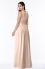 ColsBM Cherish Peach Puree Traditional A-line Jewel Sleeveless Zipper Sash Bridesmaid Dresses