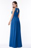 ColsBM Cherish Royal Blue Traditional A-line Jewel Sleeveless Zipper Sash Bridesmaid Dresses