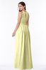 ColsBM Cherish Wax Yellow Traditional A-line Jewel Sleeveless Zipper Sash Bridesmaid Dresses