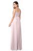 ColsBM Giuliana Petal Pink Mature A-line Sleeveless Half Backless Floor Length Ruching Plus Size Bridesmaid Dresses