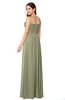 ColsBM Giuliana Sponge Mature A-line Sleeveless Half Backless Floor Length Ruching Plus Size Bridesmaid Dresses