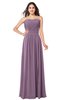 ColsBM Giuliana Valerian Mature A-line Sleeveless Half Backless Floor Length Ruching Plus Size Bridesmaid Dresses