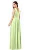 ColsBM Lucia Butterfly Sexy A-line V-neck Zipper Floor Length Ruching Plus Size Bridesmaid Dresses