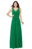 ColsBM Lucia Jelly Bean Sexy A-line V-neck Zipper Floor Length Ruching Plus Size Bridesmaid Dresses