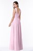 ColsBM Marie Baby Pink Plain A-line Jewel Sleeveless Chiffon Bridesmaid Dresses