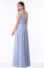 ColsBM Marie Blue Heron Plain A-line Jewel Sleeveless Chiffon Bridesmaid Dresses