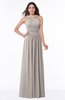 ColsBM Marie Fawn Plain A-line Jewel Sleeveless Chiffon Bridesmaid Dresses