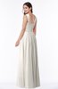 ColsBM Marie Off White Plain A-line Jewel Sleeveless Chiffon Bridesmaid Dresses