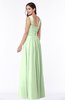 ColsBM Marie Pale Green Plain A-line Jewel Sleeveless Chiffon Bridesmaid Dresses