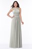 ColsBM Marie Platinum Plain A-line Jewel Sleeveless Chiffon Bridesmaid Dresses