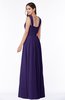 ColsBM Marie Royal Purple Plain A-line Jewel Sleeveless Chiffon Bridesmaid Dresses