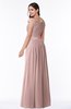ColsBM Wendy Blush Pink Classic A-line Off-the-Shoulder Sleeveless Zip up Floor Length Plus Size Bridesmaid Dresses