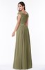 ColsBM Wendy Boa Classic A-line Off-the-Shoulder Sleeveless Zip up Floor Length Plus Size Bridesmaid Dresses