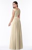 ColsBM Wendy Champagne Classic A-line Off-the-Shoulder Sleeveless Zip up Floor Length Plus Size Bridesmaid Dresses