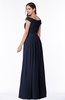 ColsBM Wendy Dark Sapphire Classic A-line Off-the-Shoulder Sleeveless Zip up Floor Length Plus Size Bridesmaid Dresses
