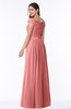 ColsBM Wendy Lantana Classic A-line Off-the-Shoulder Sleeveless Zip up Floor Length Plus Size Bridesmaid Dresses