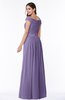 ColsBM Wendy Lilac Classic A-line Off-the-Shoulder Sleeveless Zip up Floor Length Plus Size Bridesmaid Dresses