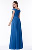 ColsBM Wendy Royal Blue Classic A-line Off-the-Shoulder Sleeveless Zip up Floor Length Plus Size Bridesmaid Dresses
