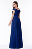 ColsBM Wendy Sodalite Blue Classic A-line Off-the-Shoulder Sleeveless Zip up Floor Length Plus Size Bridesmaid Dresses