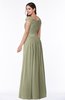 ColsBM Wendy Sponge Classic A-line Off-the-Shoulder Sleeveless Zip up Floor Length Plus Size Bridesmaid Dresses