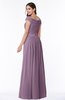 ColsBM Wendy Valerian Classic A-line Off-the-Shoulder Sleeveless Zip up Floor Length Plus Size Bridesmaid Dresses