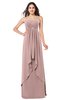 ColsBM Nathalie Blush Pink Sexy A-line Sweetheart Sleeveless Floor Length Rhinestone Plus Size Bridesmaid Dresses