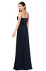 ColsBM Nathalie Navy Blue Sexy A-line Sweetheart Sleeveless Floor Length Rhinestone Plus Size Bridesmaid Dresses