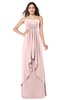 ColsBM Nathalie Pastel Pink Sexy A-line Sweetheart Sleeveless Floor Length Rhinestone Plus Size Bridesmaid Dresses