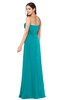 ColsBM Nathalie Teal Sexy A-line Sweetheart Sleeveless Floor Length Rhinestone Plus Size Bridesmaid Dresses